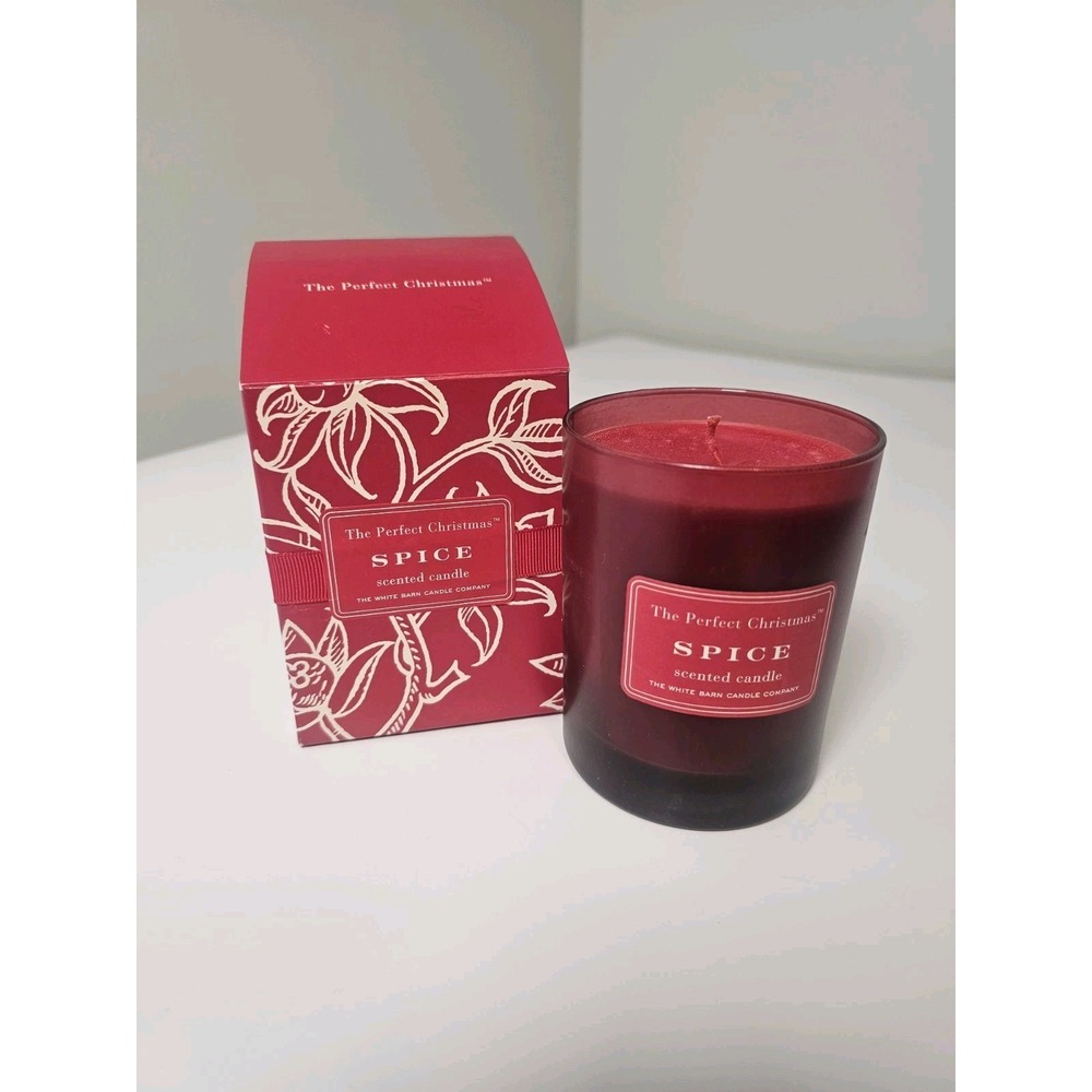 White Barn Candle Co The Perfect Christmas Spice Scent Discontinued Single Wick